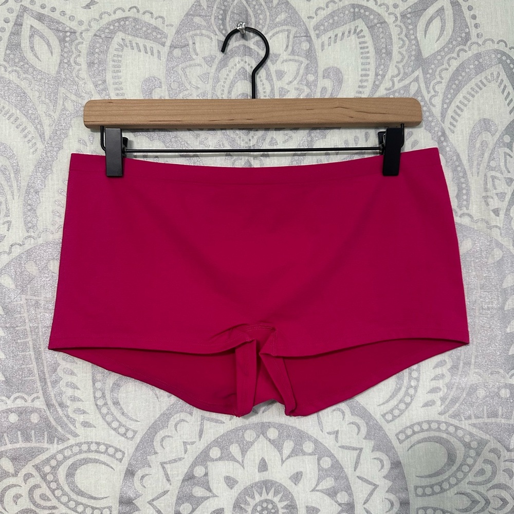 New $6 No Boundaries Walmart Stretch Boyshort Shorts Panty Magenta Pink XXXL